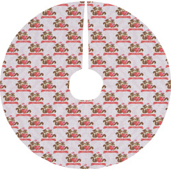Chipmunk Couple Tree Skirt (Personalized)