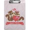 Chipmunk Couple Clipboard (Personalized)