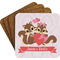 Racoon Couple Coaster Set (Personalized)