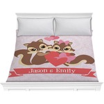 Chipmunk Couple Comforter - King (Personalized)
