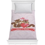 Chipmunk Couple Comforter - Twin (Personalized)