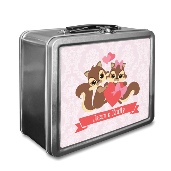 Custom Chipmunk Couple Lunch Box (Personalized)