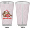 Chipmunk Couple Pint Glass - Full Color - Front & Back Views