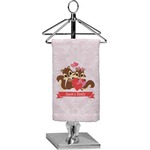 Chipmunk Couple Finger Tip Towel - Full Print (Personalized)