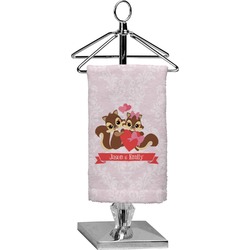 Chipmunk Couple Finger Tip Towel - Full Print (Personalized)