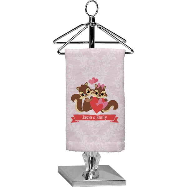Custom Chipmunk Couple Finger Tip Towel - Full Print (Personalized)