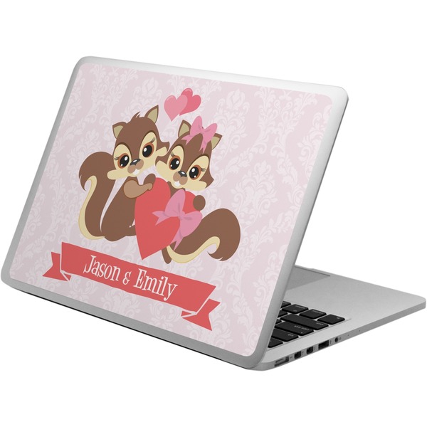Custom Chipmunk Couple Laptop Skin - Custom Sized (Personalized)