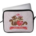 Chipmunk Couple Laptop Sleeve / Case (Personalized)