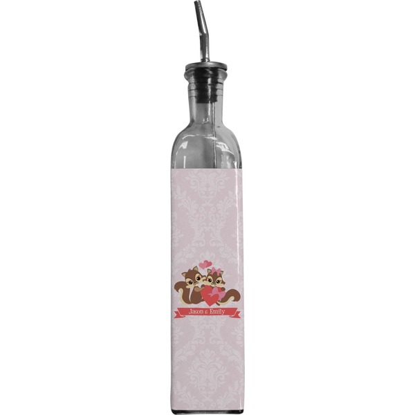 Custom Chipmunk Couple Oil Dispenser Bottle (Personalized)
