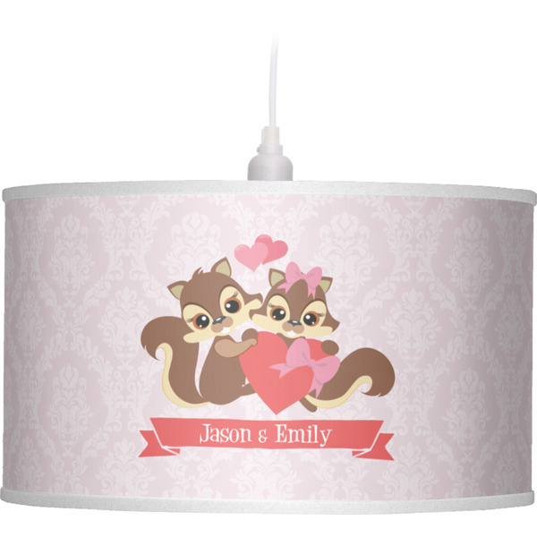Racoon Couple Pendant Lamp Shade
