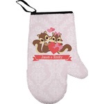 Chipmunk Couple Right Oven Mitt (Personalized)