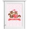 Racoon Couple Single White Cabinet Decal