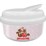 Chipmunk Couple Snack Container (Personalized)