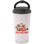 Chipmunk Couple Stainless Steel Coffee Tumbler (Personalized)
