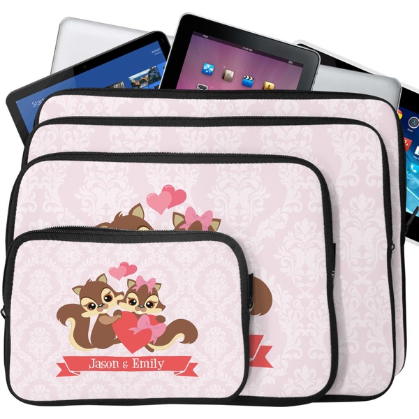 Racoon Couple Tablet & Laptop Case Sizes