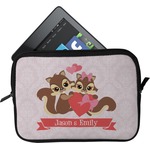 Chipmunk Couple Tablet Case / Sleeve - Small (Personalized)