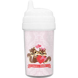 Chipmunk Couple Sippy Cup (Personalized)