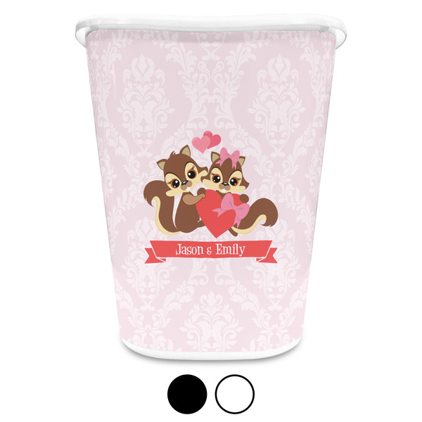 Racoon Couple Trash Can Aggregate