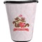 Racoon Couple Trash Can Black