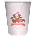 Chipmunk Couple Waste Basket (Personalized)