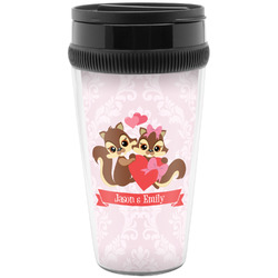 Chipmunk Couple Acrylic Travel Mug without Handle (Personalized)