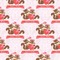 Racoon Couple Wallpaper Square