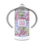 Orchids 12 oz Stainless Steel Sippy Cup (Personalized)