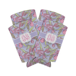 Orchids Can Cooler (tall 12 oz) - Set of 4 (Personalized)