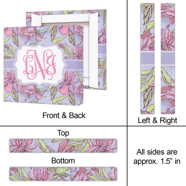 Orchids 12x12 - Canvas Print - Approval