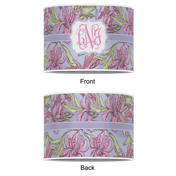 Orchids 16" Drum Lampshade - APPROVAL (Poly Film)