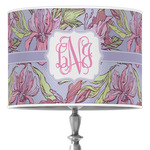 Orchids 16" Drum Lamp Shade - Poly-film (Personalized)