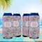 Orchids 16oz Can Sleeve - Set of 4 - LIFESTYLE
