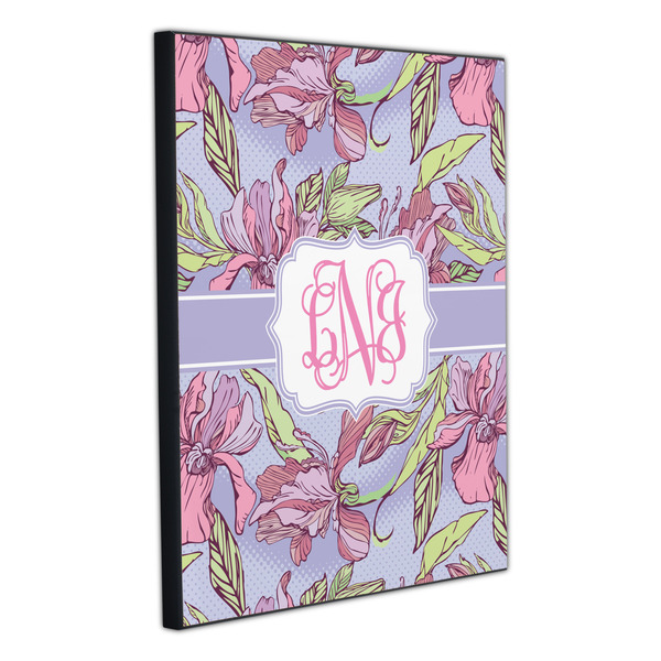 Orchids 20x24 Wood Print - Angle View