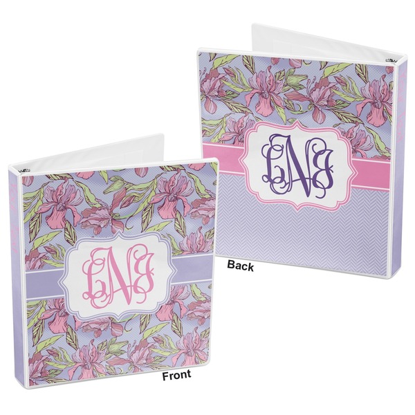 Orchids 3-Ring Binder Front and Back