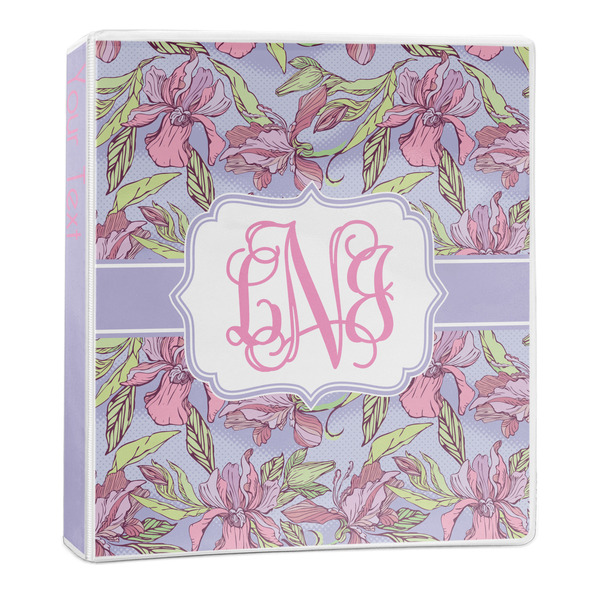 Custom Orchids 3-Ring Binder - 1 inch (Personalized)