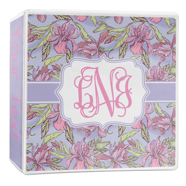 Custom Orchids 3-Ring Binder - 2 inch (Personalized)
