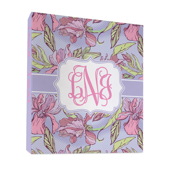 Custom Orchids 3 Ring Binder - Full Wrap - 1" (Personalized)