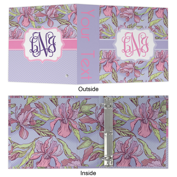 Orchids 3 Ring Binders - Full Wrap - 2" - APPROVAL