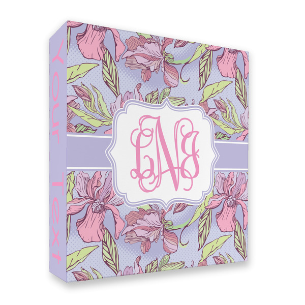 Custom Orchids 3 Ring Binder - Full Wrap - 2" (Personalized)