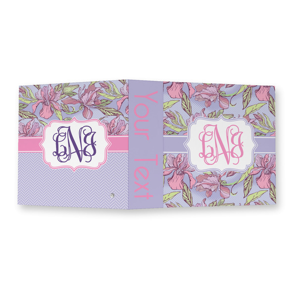 Orchids 3 Ring Binders - Full Wrap - 2" - OPEN OUTSIDE