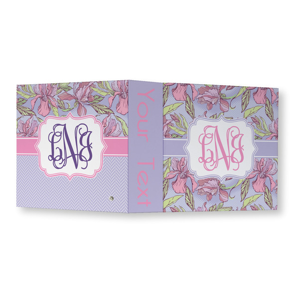 Orchids 3 Ring Binders - Full Wrap - 3" - OPEN OUTSIDE