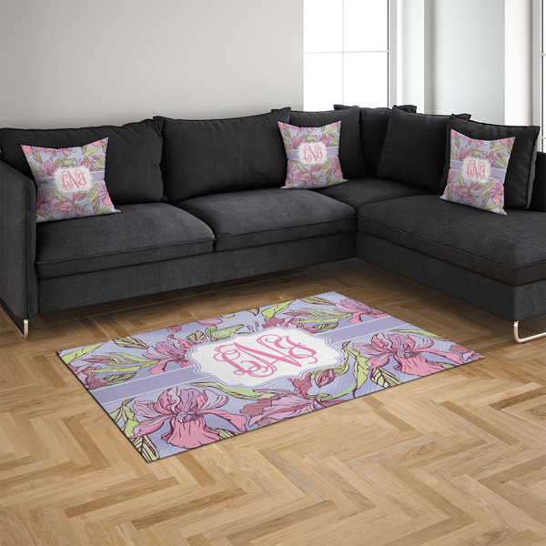 Orchids 4'x6' Indoor Area Rugs - IN CONTEXT