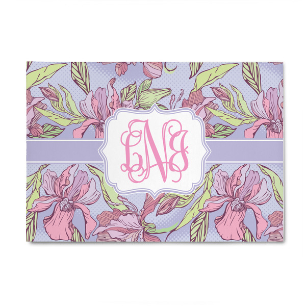 Custom Orchids 4' x 6' Indoor Area Rug (Personalized)