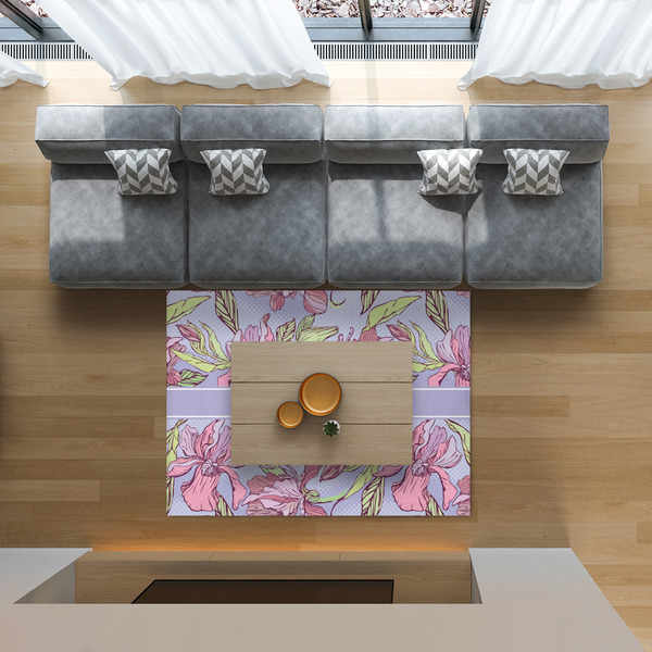 Orchids 5'x7' Indoor Area Rugs - IN CONTEXT