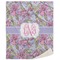 Orchids 50x60 Sherpa Blanket