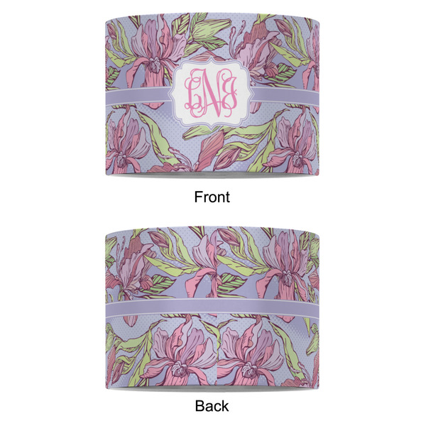 Orchids 8" Drum Lampshade - APPROVAL (Fabric)