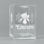 Orchids Acrylic Pen Holder (Personalized)