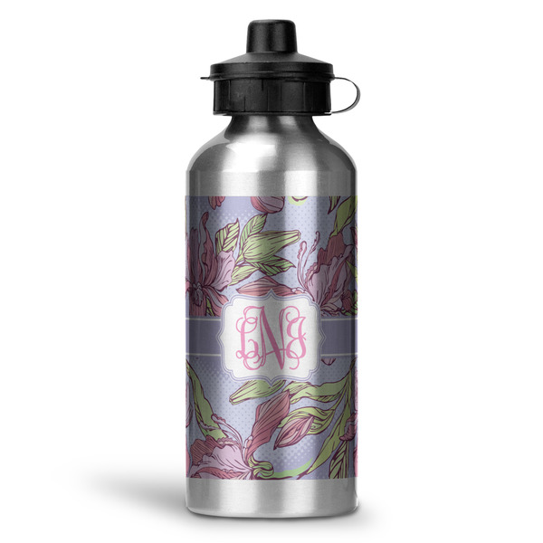 Custom Orchids Water Bottle - Aluminum - 20 oz (Personalized)