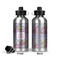 Orchids Aluminum Water Bottle - Front and Back