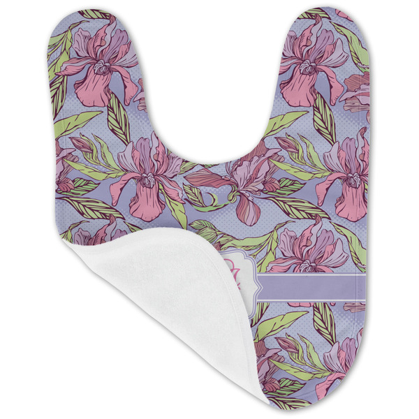 Orchids Baby Bib - AFT folded